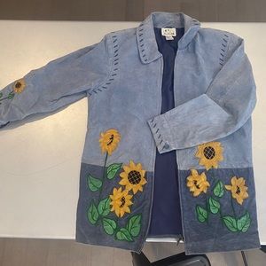 Sunflower Leather Coat
